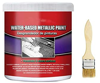 Nihexo 100ML Water-Based Metal Rust Remover, Chassis Rust Converter, Multi Purpose Anti-Rust Rust Remover Repair Protect, Maintenance Cleaning Rust Dissolver for Car, SUV, Truck, with Brush (2Pcs)