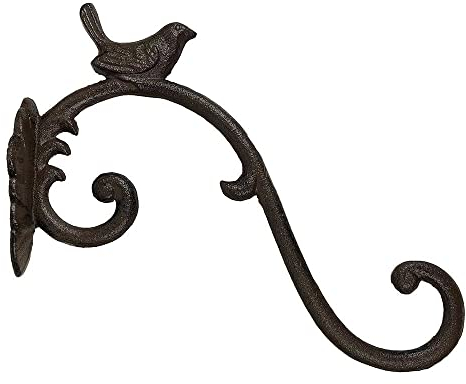 zeitzone Wandhalter für Blumentopf Vogel Wandhaken Blumenampel Gusseisen Antik-Stil