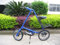 Klapprad 16 Zoll, Ultraleichtes Mini Faltrad, Tragbares Outdoor U-Bahn-Fahrzeuge, Faltbares Fahrrad Für Männer Und Frauen Blue,16inch