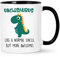 Joymaking Uncle Gifts from Niece Nephew, Coffee Mug Gifts for Nncle Birthday Gift Christmas Thanksgiving Fathers Day Best Nncle Gifts Unclesaurus Mug - Like a Normal Uncle, but More Awesome!