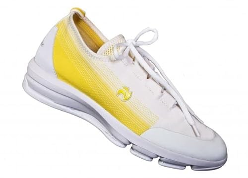 Henselite HM62 Mens Lawn Bowls Shoe-Yellow-9
