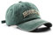 Brooklyn Cap Washed Vintage Baseball Cap Sonnenhut für Damen und Herren, Grün , M/L
