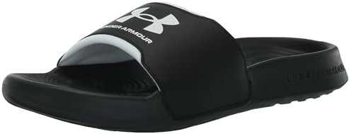 Under Armour Sandalias Ignite Select Slide para mujer, (001) Negro/Negro/Blanco, 38 EU