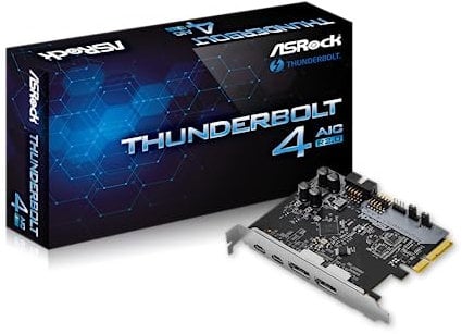 ASRock Tarjeta de expansión Thunderbolt 4 AIC R2.0 - Placa base Intel serie 500 compatible con distribuidores japoneses autorizados