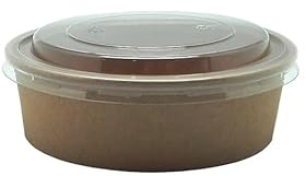 Bunzl Ensaladera De Cartón Kraft - 500 Ml- 300 unidades