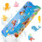 AMZJMT Badewannenmatte Kinder Rutschfest 100x40cm -duschmatte rutschfest，Meeresbodenmuster Antirutschmatte Badewanne mit 200 Saugnäpfen,BPA-frei, Schimmelresistent & Maschinenwaschbar
