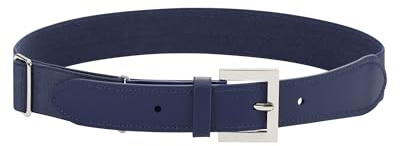 Kajeer Kinder Elastischer Baseball Gürtel, Verstellbare 3cm Breite für Jungen & Mädchen (19-33, Blau)
