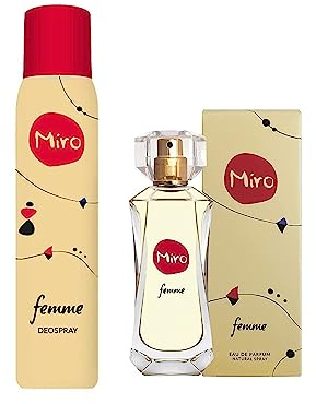 Miro FEMME Eau de Parfum Spray 50 ml + Deospray 100 ml