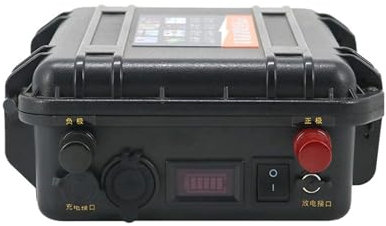 WILLQ 12V 24V LiFePO4 Lithium-Eisenphosphat-Akku 60Ah-200Ah Eingebautes BMS für Elektroboot-Motor-Fischerboot-Propeller-Marineantriebsbatterie,12v100ah+5a