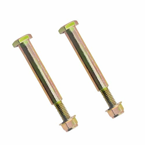 Metalsuberg Deck Wheel Shoulder Bolt and Flanged Lock Nut Replaces 193406 184219 137644 532193406 532137644 738-3056 938-3056 for MTD cub Cadet,craftman.(2pcs Pack)