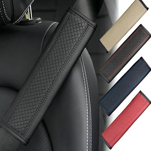 TGSPYXCH Auto Sicherheits Gurtpolster für Peugeot GTI Autogurt Polster Gurtschoner Sicherheitsgurt Schoner Zubehör,Beigestyle