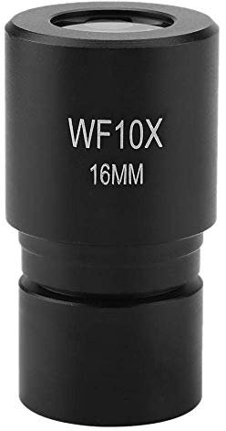 Uikdjgu Microscope Eyepiece Lenses, R001 WF10X 16mm Eyepiece for Biological Microscope Ocular Mounting 23.2mm with Scale 0.1mm