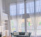 DerF HOME Voile Vorhang nach Maß mit Kräuselband, Gardinen nach Maß Weiß, Lichtdurchlässig, Privatsphäre schützend, 100% Polyester, Inklusive Haken, Transparent, für Wohnzimmer, Schlafzimmer & Hotel