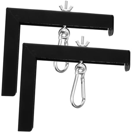 Uonlytech 2pcs Projector Screen L-bracket Wall Hanging Mount for Ceiling Wall Projector Screen Mounting Kit with Hook for Projector Screens