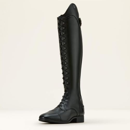 ARIAT Stiefelette Palisade LACE schwarz mit Dressurbogen und Schnürung
