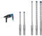 Bosch Professional Rotary Hammer GBH 2-26 F (Including Auxiliary Handle, Quick Change Chuck, Depth Stop) + 5X Expert SDS plus-7X Hammer Drill Bit Set (for Soft Stone, Hard Stone, Ø 5-10 mm)