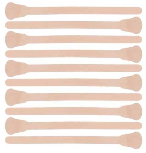 Cabilock 300pcs Double-Ended Stirring Sticks Wooden Paint Stirrers for Epoxy Resin Mixing Art Supplies Mixing Sticks for Craft Projects and Painting Supplies