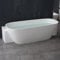 STONEART Badewanne freistehend BS-529 weiß 185x81 matt