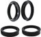 Road Passion 45x57x11mm Gabelsimmerringe & Gabel Staubkappen Kit für Honda 1800 GL1800/A 2001-2010/1800 VTX1800C/R/S 2002-2007/1800 VTX1800F/N/T 2004 2006-2010