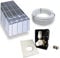 Warmwasser Trockenestrich Fußbodenheizung HoWaTech DRY Komplett Set 5/10m² Dämmplatte 30mm EPS WLG 035 DEO und Regelbox TH-RTL, Heizfläche:5.00m²