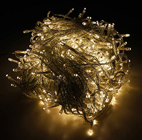 McShine - LED Lichterkette | 2m Zuleitung, warmweiß, Schutzklasse IP44 | Outdoor | Weihnachtslichterkette | Festbeleuchtung (60 Meter)
