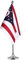GentleGirl. USA Ohio Staatsflagge Ohio OH Flagge, kleine Mini Ohio Staatsflagge Schreibtischflagge Stick Büro Tischflagge auf Ständer Basis, Festival Events Feier Dekoration, Schreibtischdekoration,