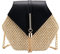 Bausweety Sac à bandoulière en paille pour femme, noir, 黒