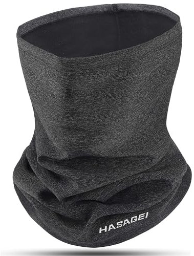 HASAGEI Loopschal Winddicht Multifunktionstuch Winter Fleece Neckwarmer Herren Loop Schal Damen Halstuch Warm Halten Sportschal Halswärmer für Skifahren Fahrrad Jogging (Grau)