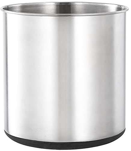 OKT Kitchen Utensil Holder,7.2″Large Stainless Steel Utensil Crock with Non Slip sillicone Bottom Design