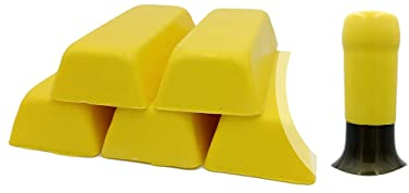 Generico Verpackung Gelb Schellack mit 500 g oder weichem Siegelwachs zum Versiegeln von Weinflaschen, Bier, Grappa, Spirituosen (Gelb-02)