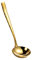 IMEEA Louche à sauce martelée en acier inoxydable 18/10 19 cm Doré