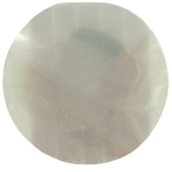 Vsorce4u Clear Jam Pot Cover Set For 1lb or 2lb Jars (Waxed Circles + Transparent Covers + Rubber Bands + Self Adhesive Label)