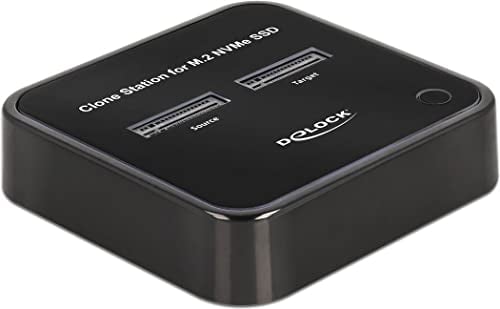 Delock Dockingstation 2 x M.2 NVMe PCIe 64177, Black