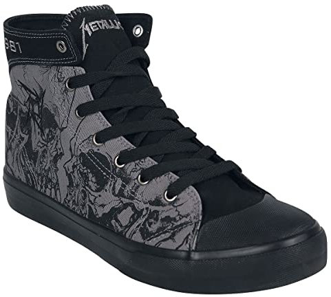 Metallica EMP Signature Collection Unisex Sneaker high grau/schwarz EU39 Textil Band-Merch, Bands