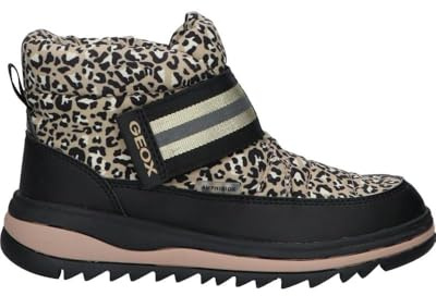 Geox Junior Girl J ADELHIDE GIRL B AB ANKLE BOOTS BLACK/GOLD 31_EU
