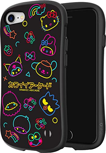 iFace Case for iPhone SE (2022/2020) / iPhone 8/7 Hello Kitty and Friends First Class Case - Cute Shockproof Dual Layer [Hard Shell + Bumper] Protective Phone Case - Kawaii Arcade
