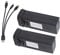 Batterie au Lithium pour Drone 2 Pièces, Batterie Li-ION 3.7V 1800mAh avec Ligne de pour Drone télécommandé F184 S93 L900 A258