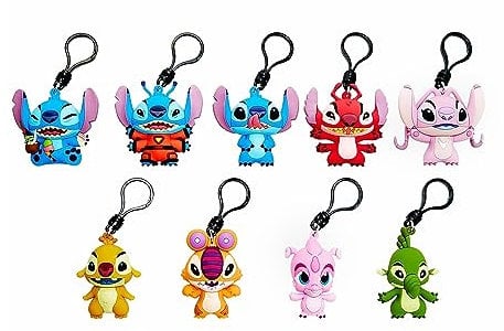 Disney Stitch Series 5-3D Figural Sac en mousse Clip dans un sac aveugle | Un aléatoire