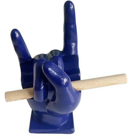 SHUZHENG Drumstick Display Show Stand Creative Gift,Drum Stick Display Stand Creative Gifts Drummer,Resin Stand Room Decor, Rock Hand Drum Sticks Holder, Home Decoration Drumstick Accessories