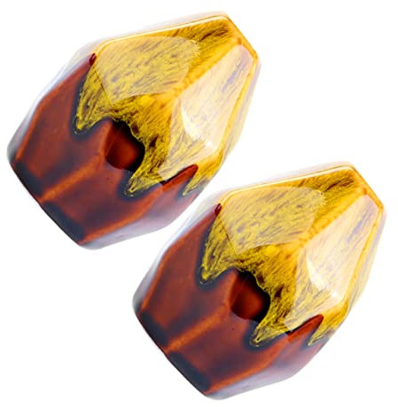 Cabilock 2stücke Keramikblumenvase Für Zuhause Kreative Blumenvase Vase Zur Heimdekoration Keramikvase Für Blumenarrangements Blumenvase Für Frische Blumen Und Sträuße Gelb