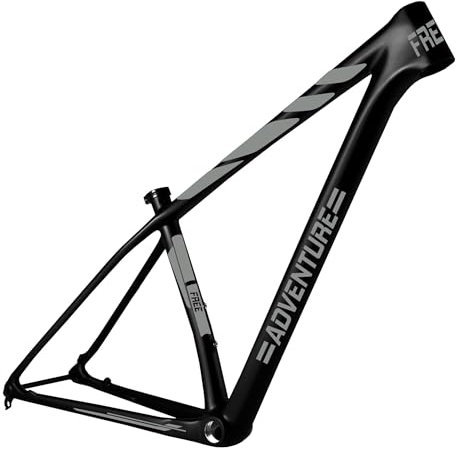 Kit mit 7 Aufklebern für Fahrrad, Universalrahmen, Mountainbike, Rennrad, Cross-Fatbike, Downhill elektrisch, Rahmen ADEVENTURE Code 2392 (074 Mittelgrau)