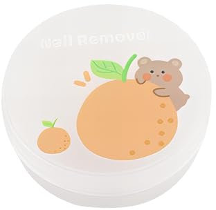 48PCS Nail Polish Remover Pads,Nail Varnish Remover Pads,Gel Nail Wipes Nail Paint Remover Easy to Carry Instant Removal, Nail Wipes for Gel Polish (One Size, Orange)