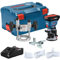 BOSCH GKF18V-25PL14 Kit router palmare Colt™ brushless da 18 V con (1) batteria di alimentazione avanzata CORE18V® da 4 Ah e base di immersione