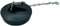 Illkjasfc Bouchon de vidange polyvalent avec chaîne - Bouchon de lavabo pratique - Installation facile - Parfait pour les lavabos de cuisine et de salle de bain - 40 mm