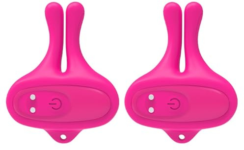Ieron Pinzas vibradoras para pezones con 9 Modos de vibración, estimulación magnética para pezones, Juguete Sexual eléctrico para Mujeres, Parejas, Placer BDSM
