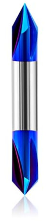 BGTEC V Groove Bit 60/90 Degree Carbide Router Bit Milling Cutter for CNC Carving Slotting Cutting, 6MM Shank 4-Flute