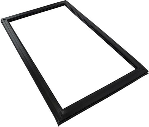 Joint d'étanchéité universel pour porte de réfrigérateur en silicone noir