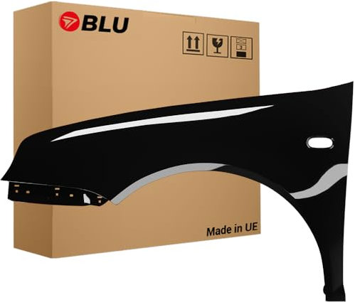 BLU Kotflügel Passend für Volkswagen Golf IV 4 L041 LO41 Links Schwarz | 1997-2006 | Vorderseite Vorne | Lackiert | Einbaufertig