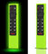 Lot de 2 coques de protection en silicone pour télécommande TV NVIDIA Glow in The Dark, coque à distance pour NVIDIA Shield Android TV Pro/4K HDR Smart TV (vert vif)