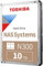 Toshiba N300 disco rigido interno 10 TB 7200 Giri/min 512 MB 3.5 Serial ATA III (N300 NAS HARD DRIVE 10TB)